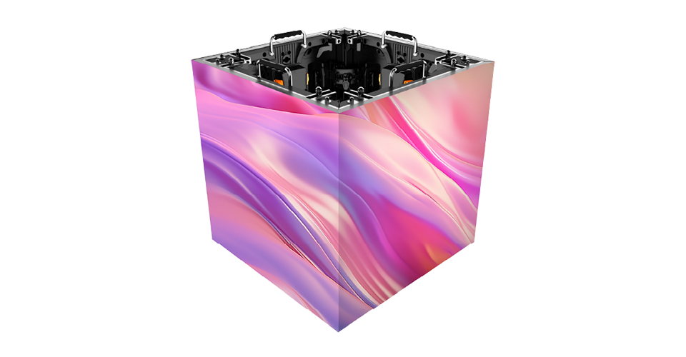 Right Angle & Cube LED Display
