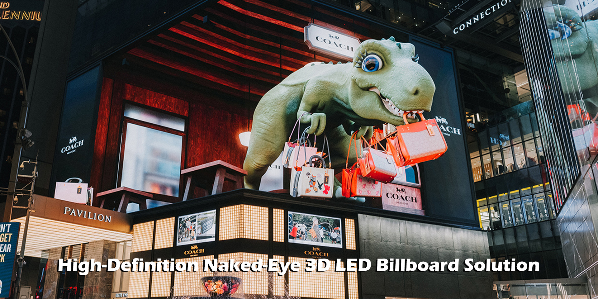 High-Definition Naked-Eye 3D LED Billboard Solution