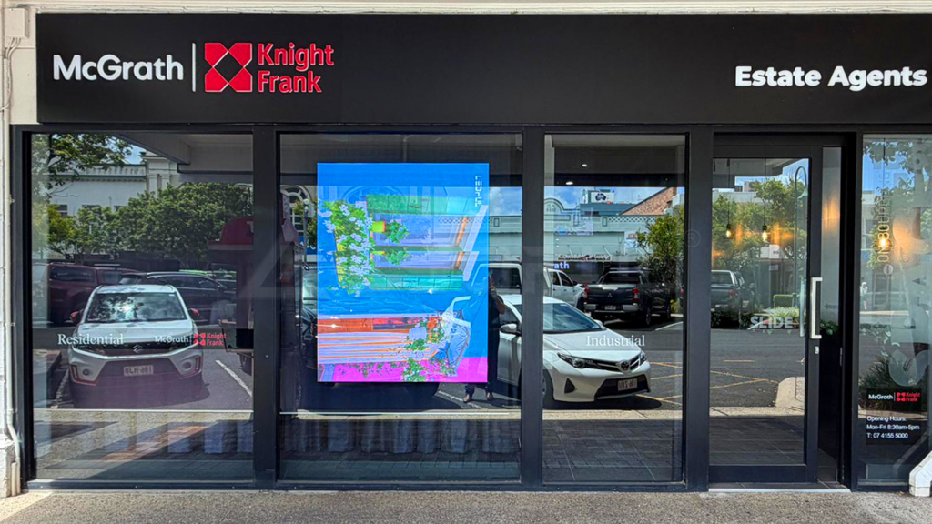Real Estate Window Display