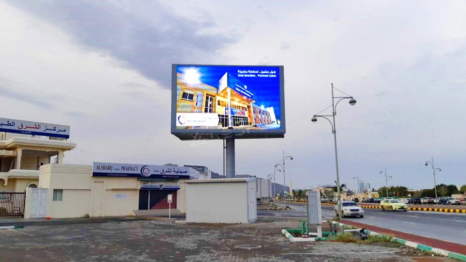 LEDFUL P10 LED Display for DOOH installation in the UAE